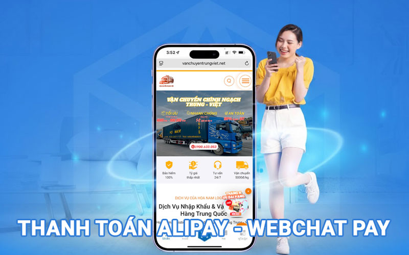 Thanh toán hộ Alipay, WeChat