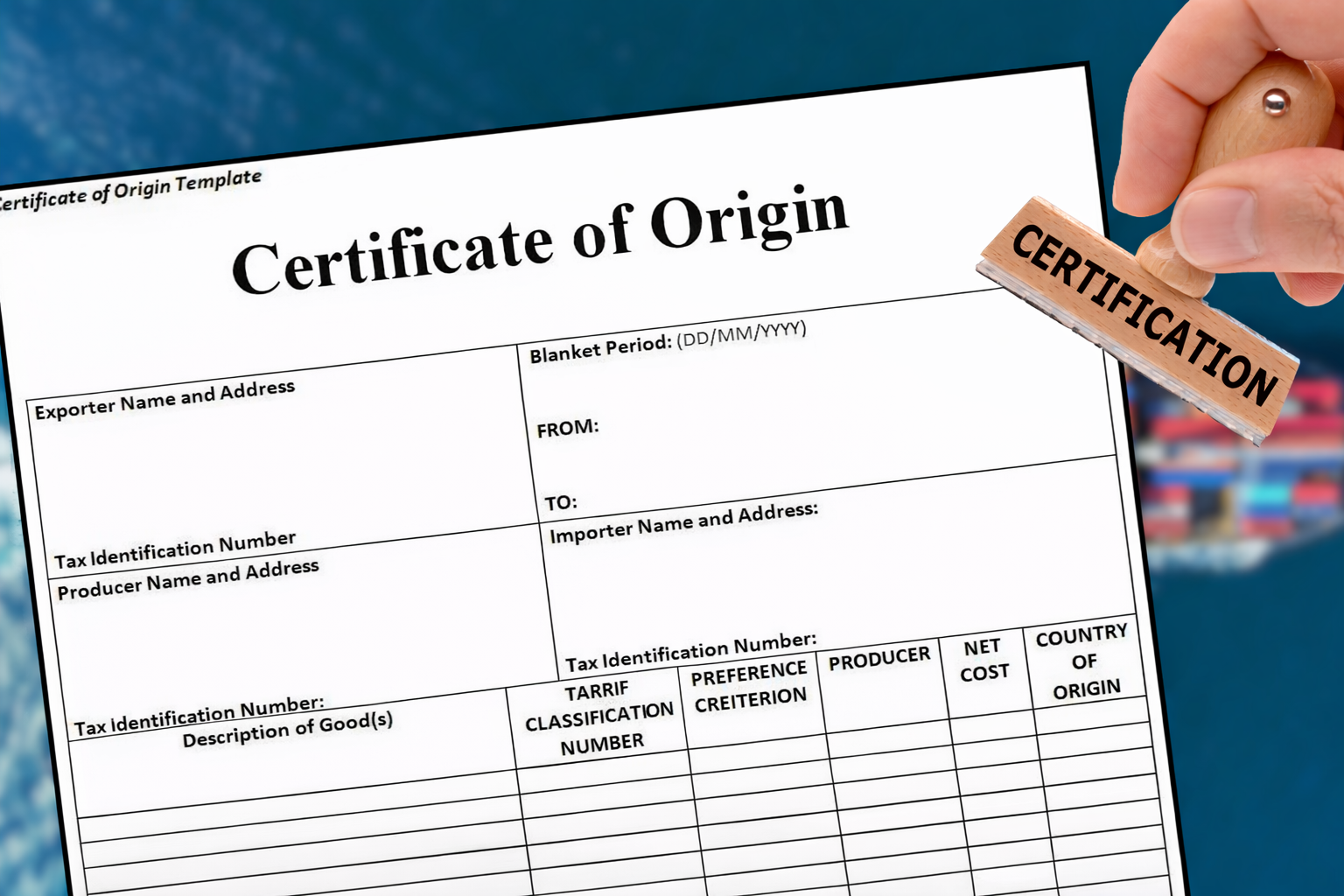 CO LÀ GÌ TRONG XUẤT NHẬP KHẨU?