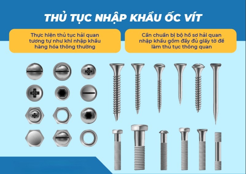 THỦ TỤC NHẬP KHẨU BU LÔNG ỐC VÍT 2026